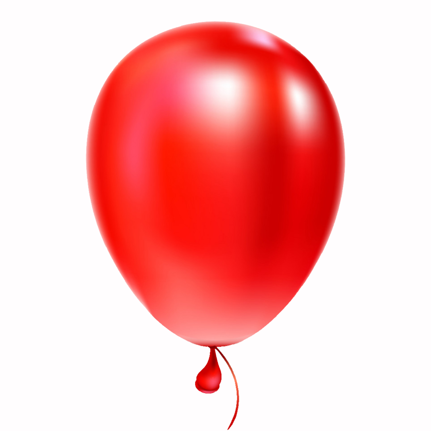 red helium ballon